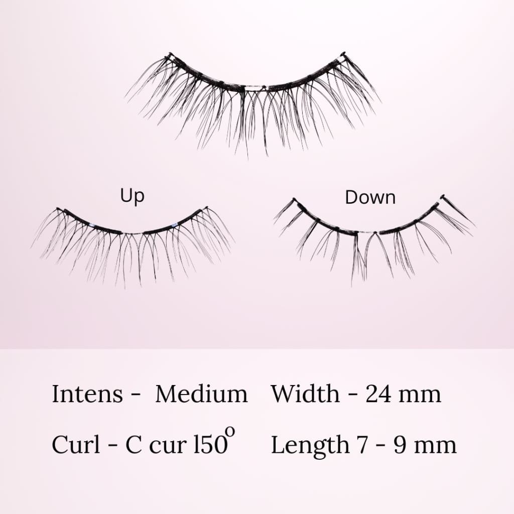 Magnētiskās skropstas. Magnetic eyelashes.